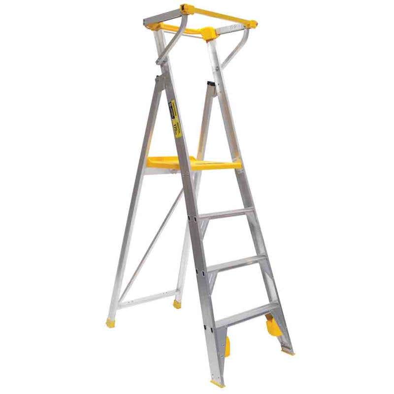 Aluminium Platform Step Ladder with Safety Gate 1.5m 170kg 60013855 FS13453