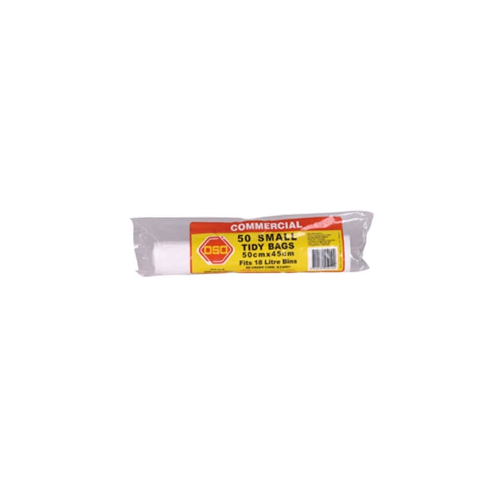 Bag Kitchen Tidy White 27L Oso Pk 50 21823001 C-BL1011