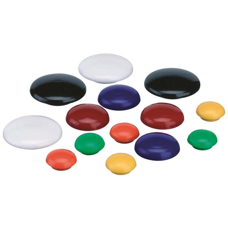 Magnet Button 30mm Dia  Pk 10 60013995 QTTMB30ASSTD