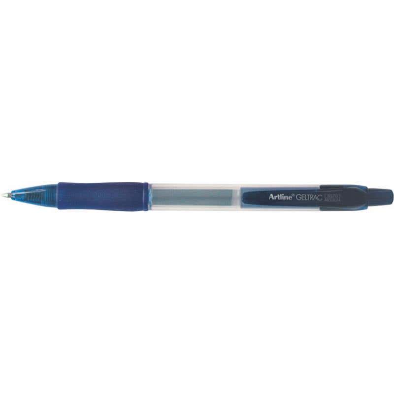 Pen Gel 5570 Geltrac Retractable Roller Ball Blue  Pk 12 60014007 155703
