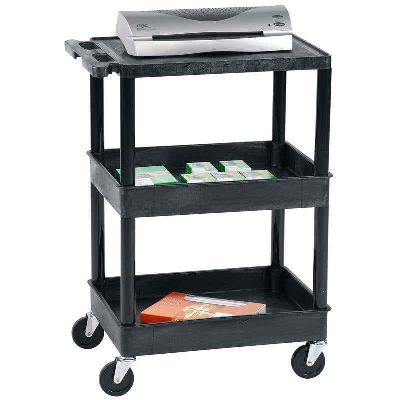 Service Trolley Flat Shelf 2 Tubs Tuffy 60014027 QTWTT211