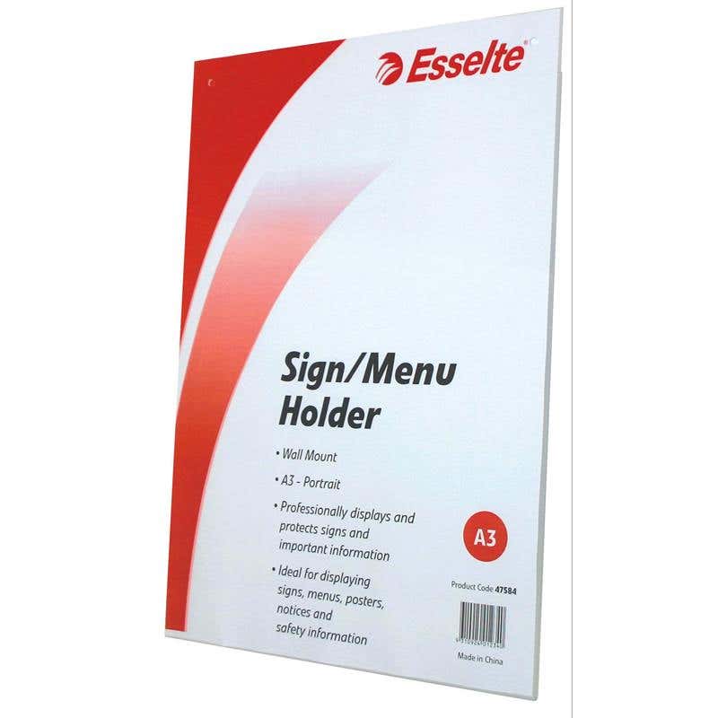 Sign Holder Port A3 Wall Mount_60014033_47584