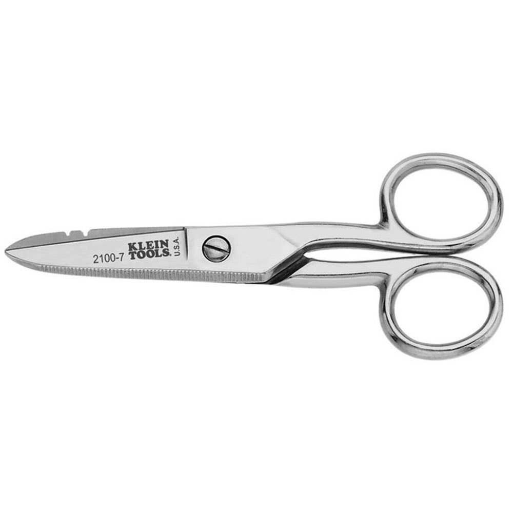 Scissors 130mm Electricians + Stripping Notches 60014459 A-2100-7