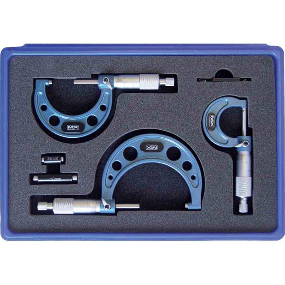 Micrometer Set Outside 3 Piece 0-75mm 0.01mm 60014704 Q111