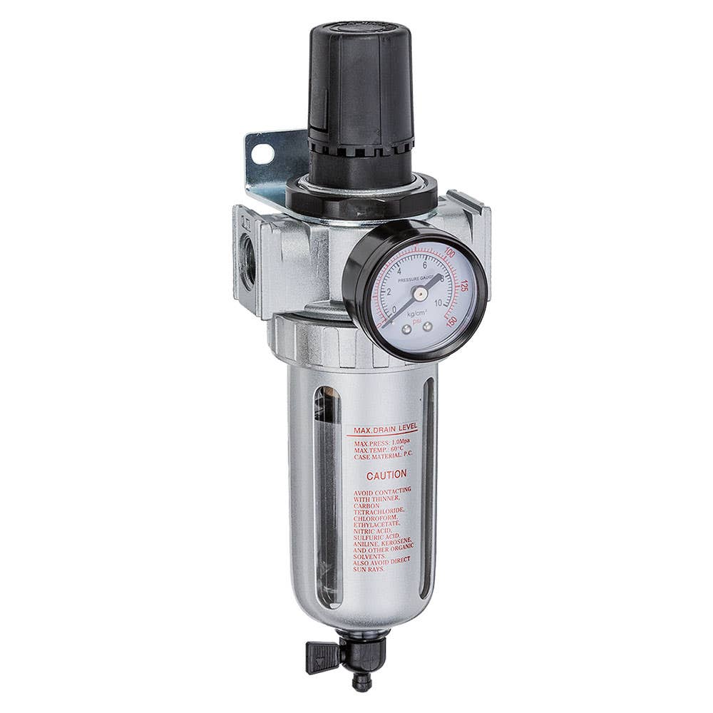 Air Filter Regulator With Dial Gauge 3/8 THBFR803 Geiger 60015053 THBFR803