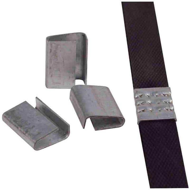 Galvanised Polypropylene & PET Heavy Duty Open Seals 19mm1,000 Pack 94158090 45640