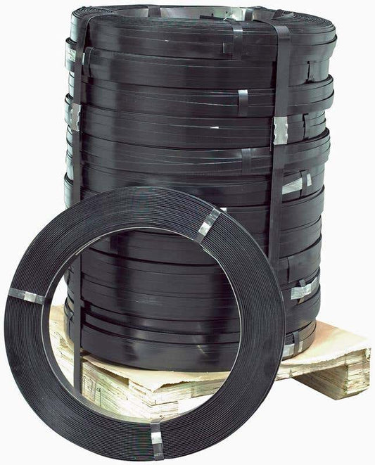 Steel Strapping Mill Wound Black 15.9mm x 0.5mm 60015604 40160