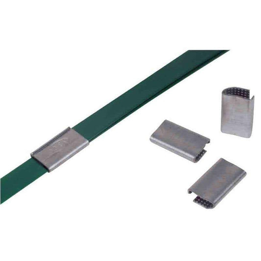 PET Strapping Seals Serrated 16mm 1,000 Pack 60015610 45650