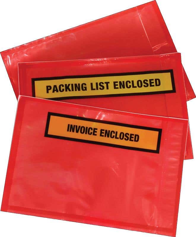 All Weather Invoice Enclosed Doculopes 165 x 115mm 1,000 Pack 60015618 50200