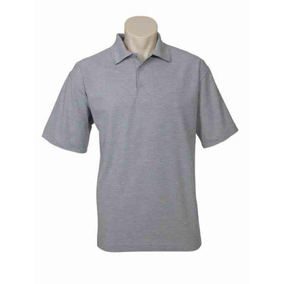 Shirt Polo Short Sleeve Poly/Cotton Pique Knit 210gsm Grey Marle 2XL Biz 60015749 P800-GRYMAR-2XL
