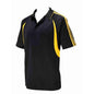Shirt Polo S/S Polyester Biz Cool Flash Black/Gold 4XL Biz 482843 P3010-BLK/GLD-4XL