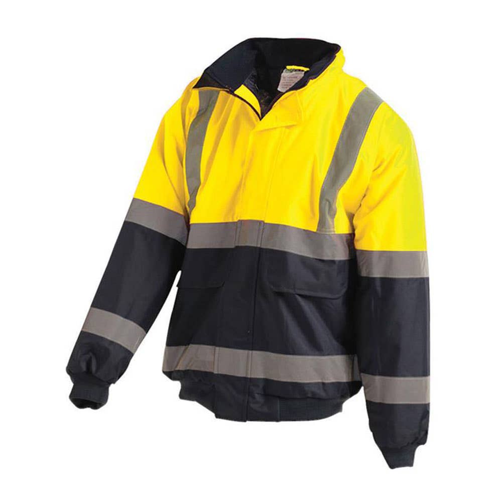 Jacket Bomber Hi Vis 3M Tape Yellow/Navy 2XL 3003 60016114 3003YN2XL
