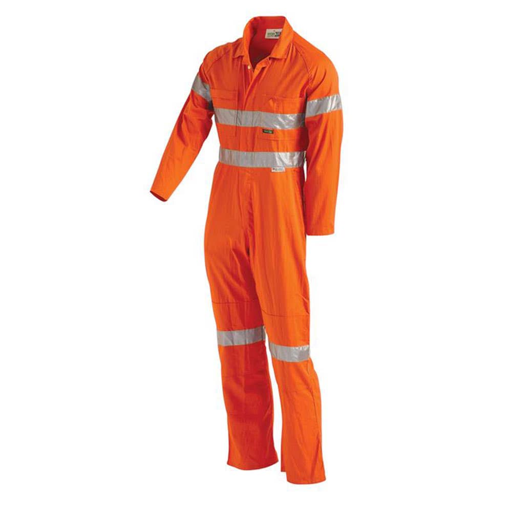 Coveralls Cotton Lightweight 3M Tape Hi Vis Orange 102R 4001 60016142 4001O102R
