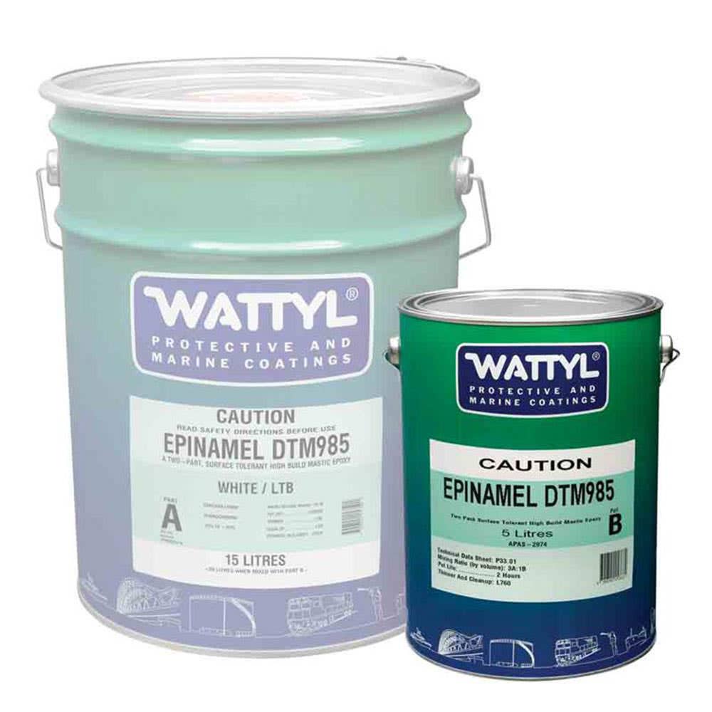 Primer Epoxy Epinamel Hi-Build Anti Corrosive White 4L Wattyl 60016657 200702.004