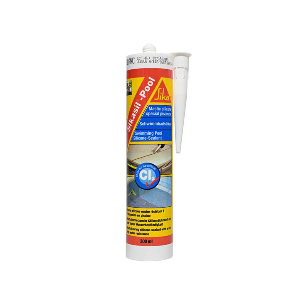 Silicone sil Pool Wet Area White 300ml Cartridge 60016890 150295