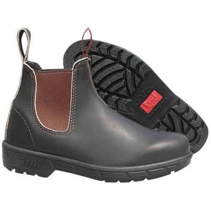 Boots Non Safety Elastic Side PU Rubber Sole Claret 303 Endura 10 Rossi 60016980 303-10