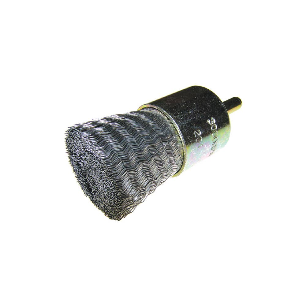 Brush End Wire Steel Flat 3000rpm 11mm x 1/4'' Spindle 60017293 202