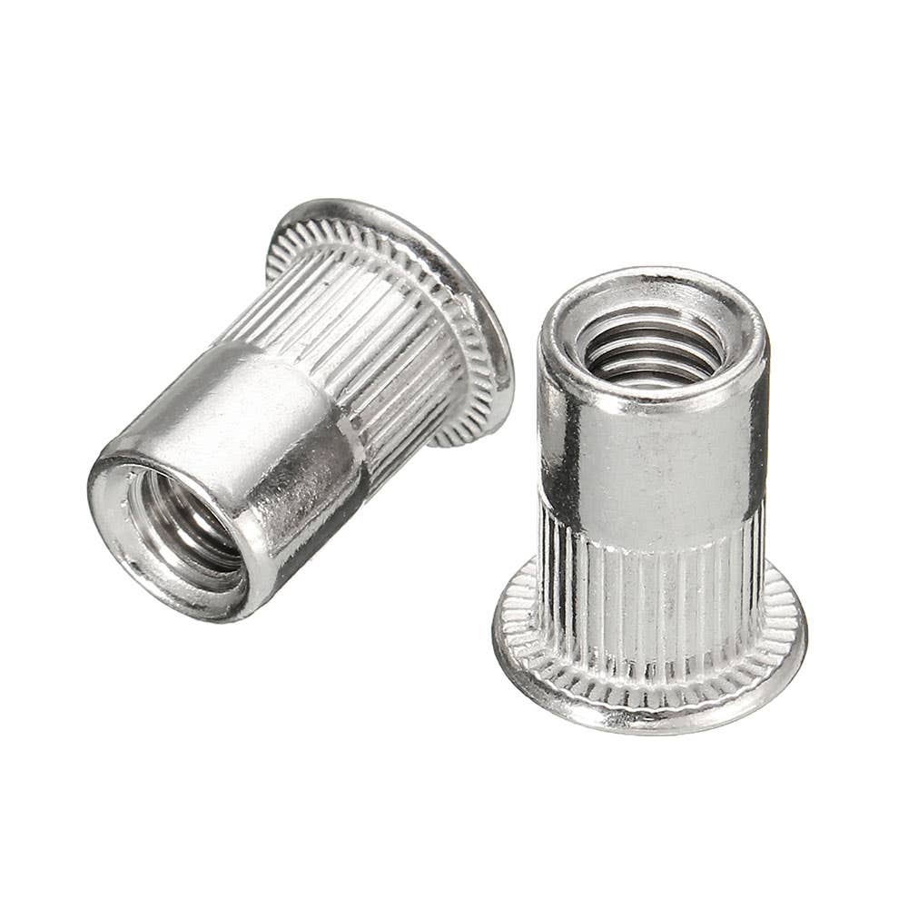 Rivet Aluminium Large Flange Ribbed Nut 10.0-1.5mm Grip 3.8-7.9mm 60017926 MLR57691