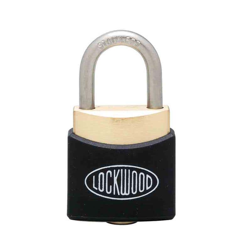 Padlock Lockout 312 30/19mm Black Jacket KA Lockwood 60017978 312EL19/BK/KA