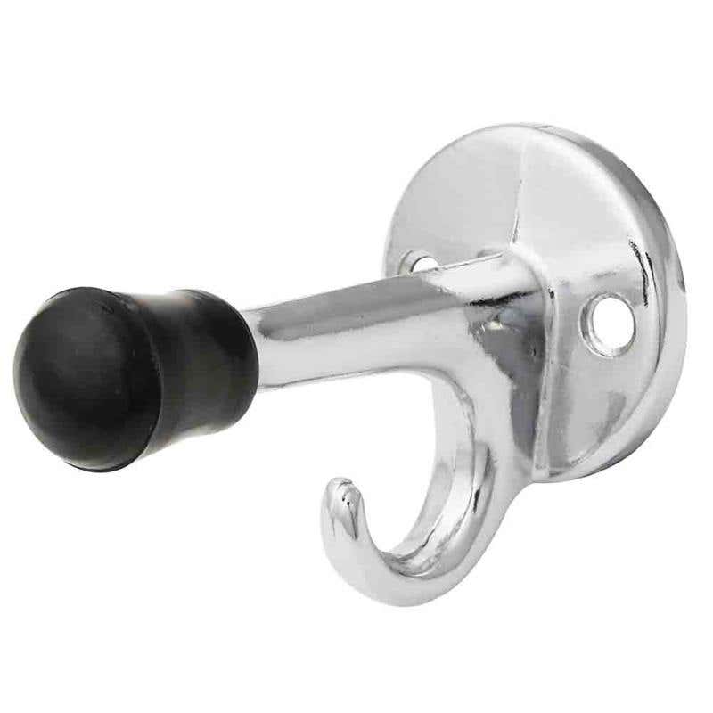 Hook Hat + Coat Chrome Plated + Door Bumper Lockwood 60018024 L432CPDP