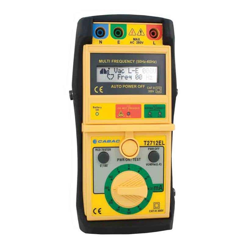Tester Digital RCD Cabac 60018697 T2712EL