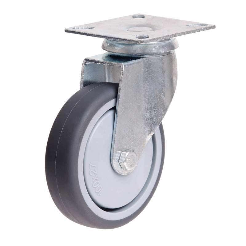 Castor Swivel 100 x 25mm Nylon Black K Core 70kg 60018742 S4710