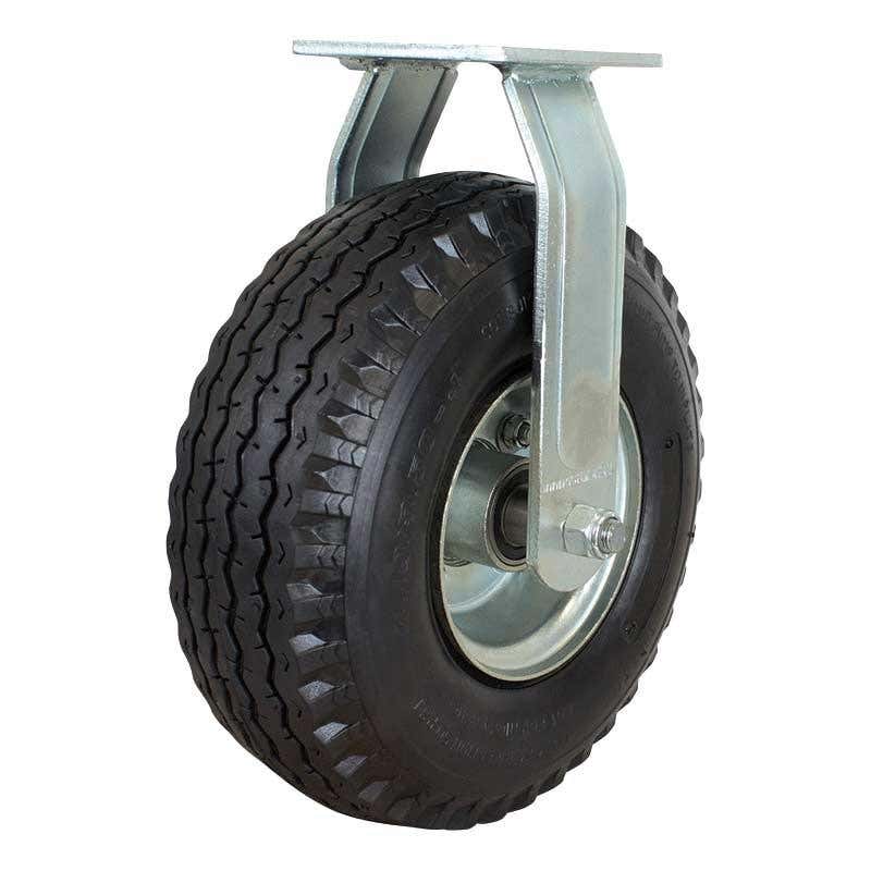 Castor Fixed 265 x 83mm Pneumatic Black Y Core 180kg 60018770 R1068