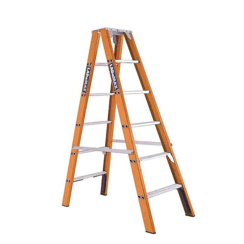 Ladder Step Double Sided Fibreglass 1.8m 150kg Ladamax 60017576 FDS062