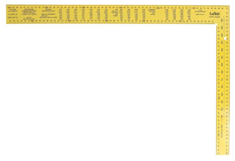 Square Rafter 600 x 400mm Thermo Bonded Graduations 60020161 LRS24