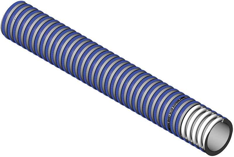 ABR Super Elastic PVC Suction Hose Grey/Blue 32mm 60020695 AUS032GB