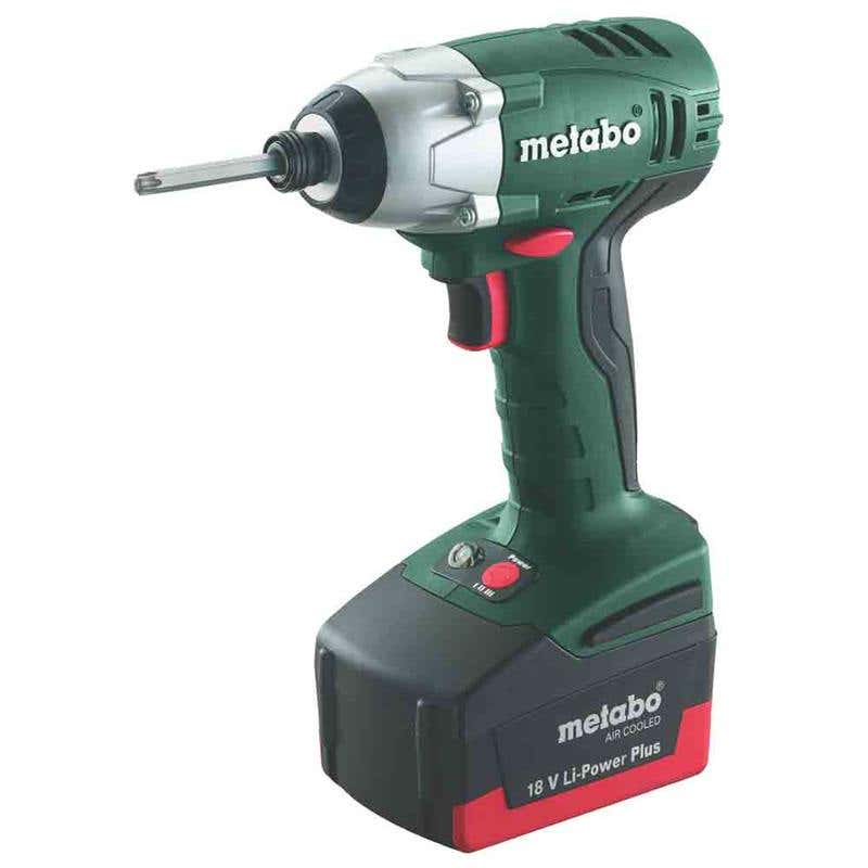 Drill/Driver Cordless 18V Li-Ion 1/4'' Hex Impact Metabo SSD18LT 60020810 AU60239610