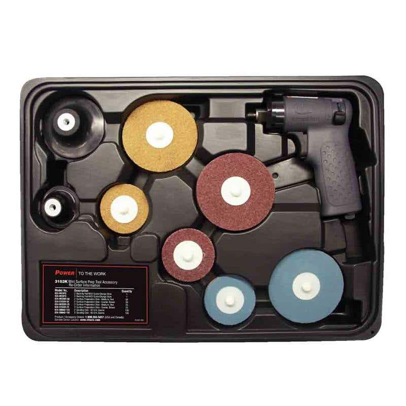 Grinder Surface Prep Kit + 2'' + 3'' Pad Ingersoll Rand 60020832 3103KA