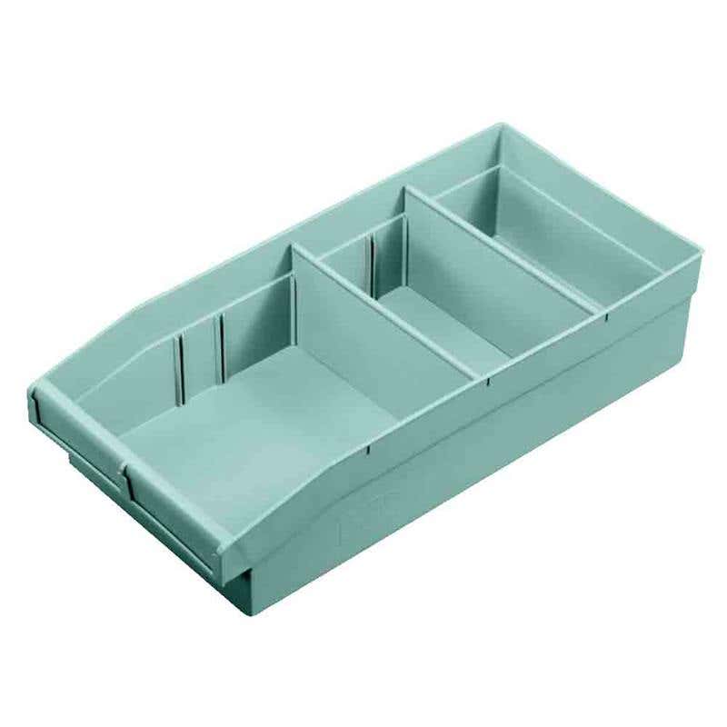 Bin Parts Plastic 424 x 203 x 100mm Grey 2 Dividers 60021141 3104801