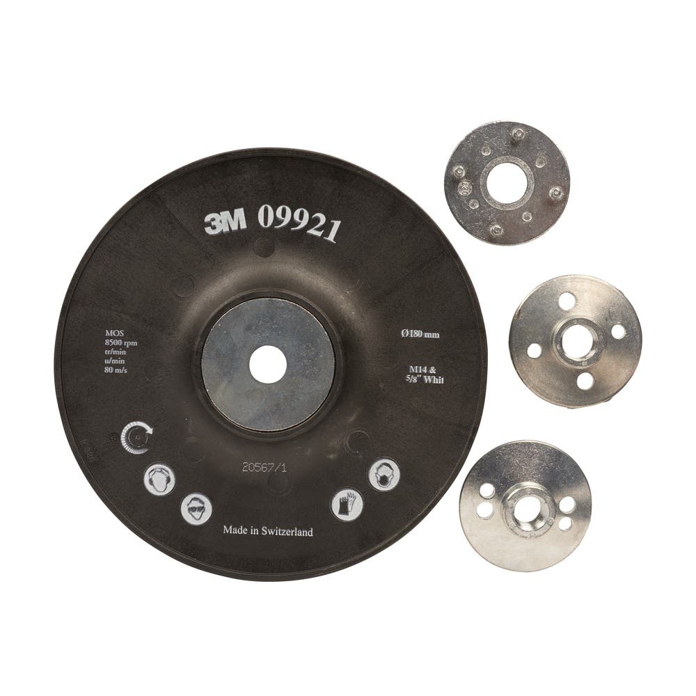 Backing Pad Fibre Disc General Purpose 180mm x M14 3M_60021243_7100016545