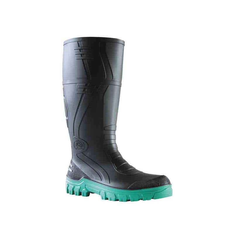 Gumboots Non Safety PVC Nitrile Sole Black/Green Jobmaster 3 10 Bata 60021468 892-67280-10