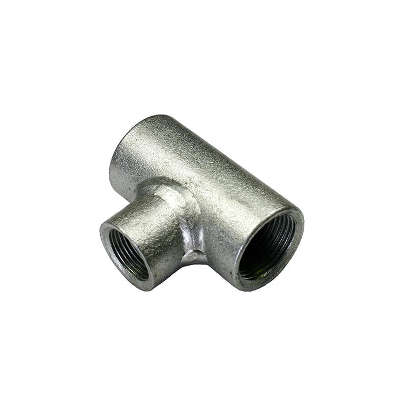 Tee Reducing 600-1000lb 15 x 8mmNB 1/2 x 1/4'' Galvanised Steel 60022820 ST1508G