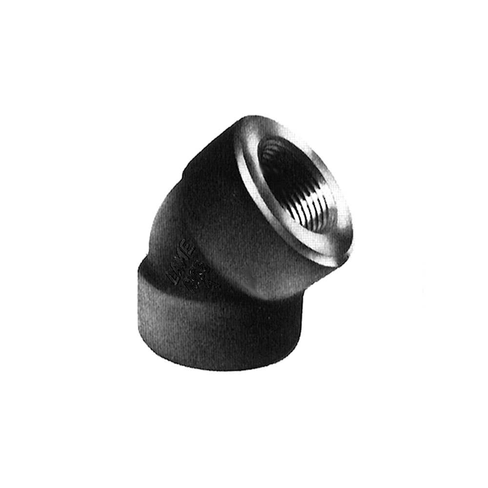 Elbow Carbon Steel High Pressure Female x Female 45&deg; 3000psi 1 BSPT 25mmNB 98550013 P6CP25B