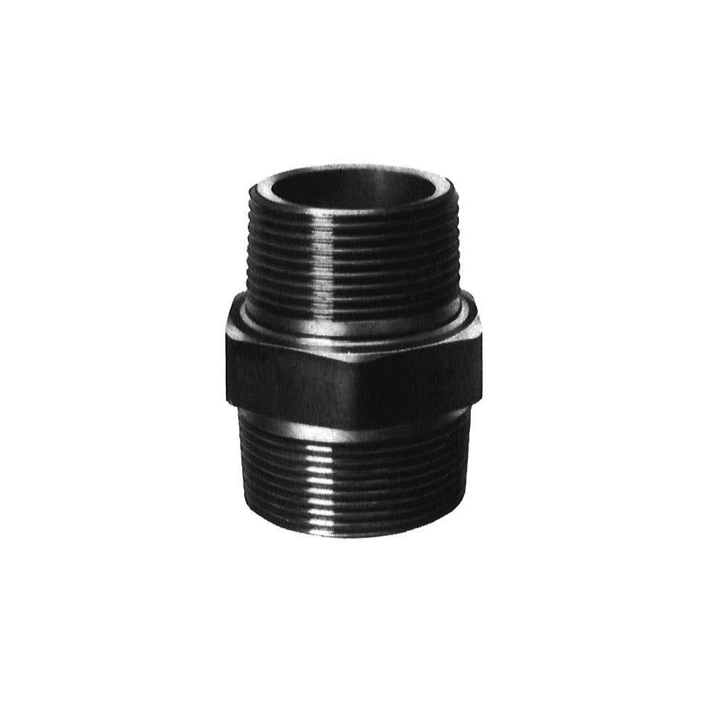 Hex Nipple Reducing Carbon Steel High Pressure 3,000psi 1 x 1/2 BSPT 25 x 15mmNB AAP Industries 60022979 PN2515B