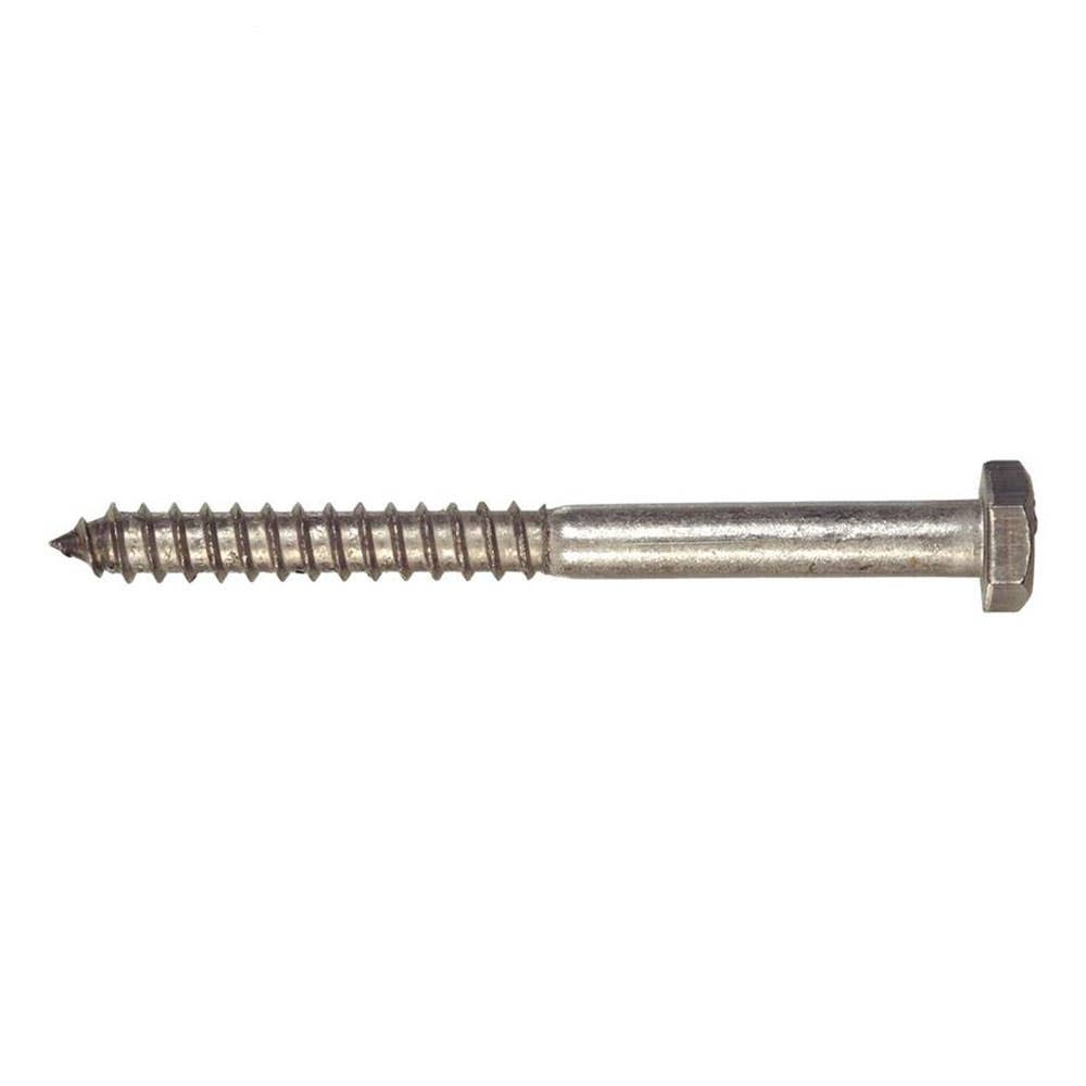 Screw Coach Hex Head 316 Stainless Steel 10 x 100mm 88840070 BH16PLM100100