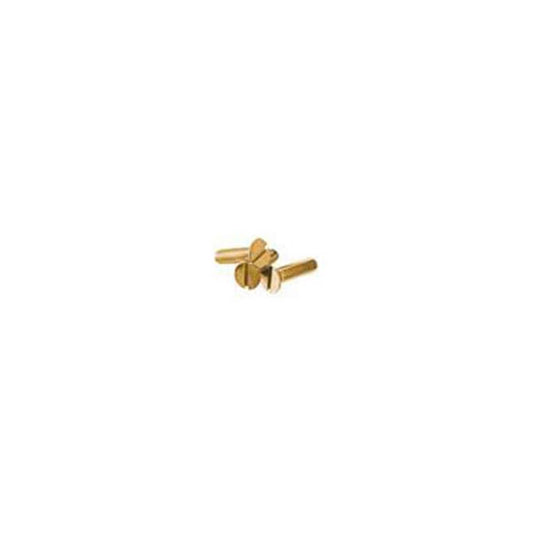 Screw Metal Thread Slotted CSK Head Brass 1/4 x 1'' 1853007 MBCSK141 NLA