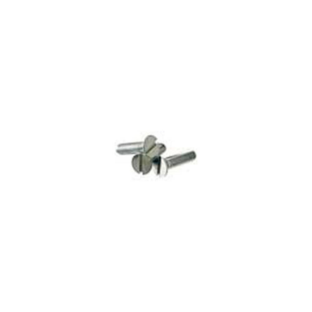 Screw Metal Thread Slotted CSK Head Zinc 1/4 x 1-1/2'' 1839004 MZCSK14112