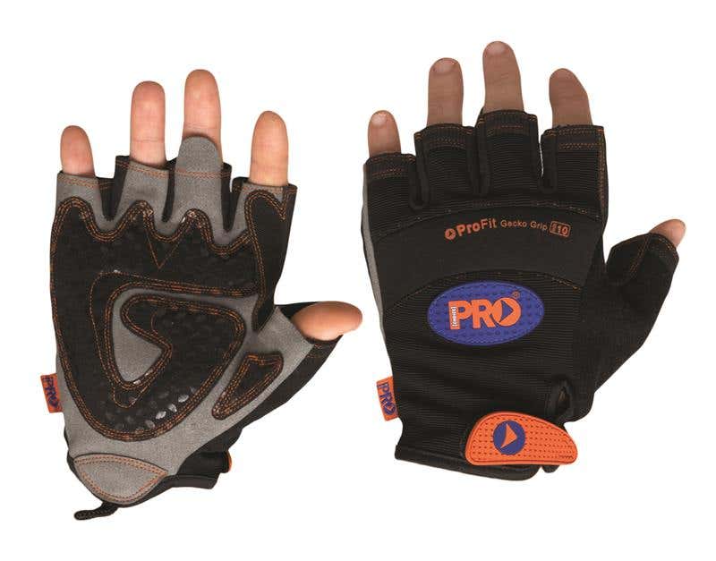 Gloves Synthetic Leather Palm Cut Off Finger ProFit Large ProChoice 60028350 PFL NLA