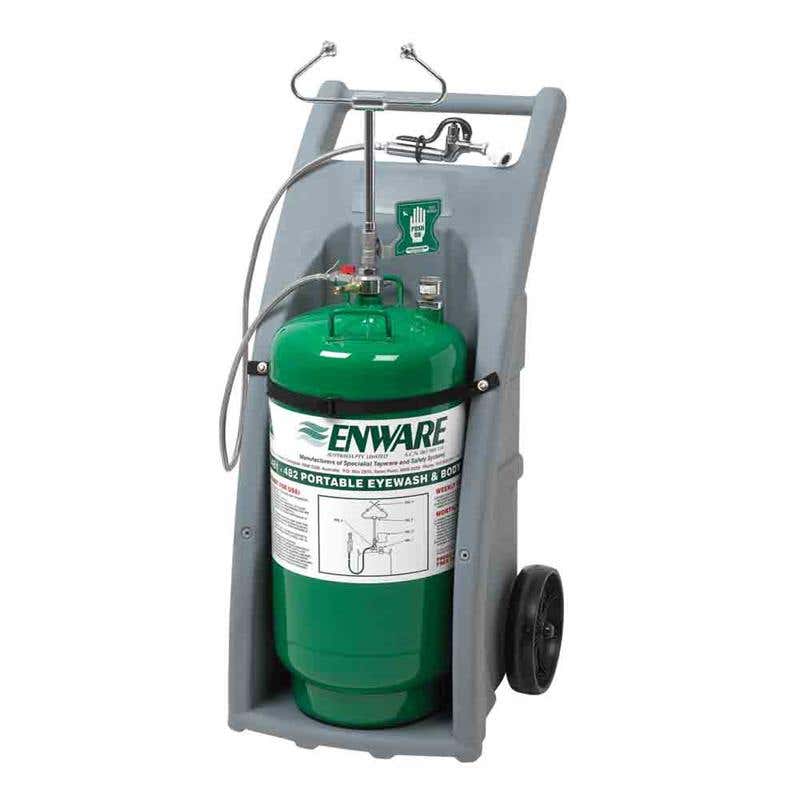 Eye Wash Portable Trolley Heavy Duty Single Cylinder 60028406 60028406 7301-BK