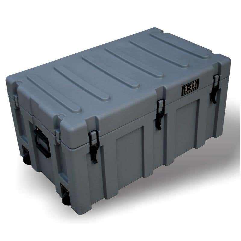 Case Heavy Duty Plastic 198L 890 x 530 x 440mm Grey LDPE 60034415 HDCASE900