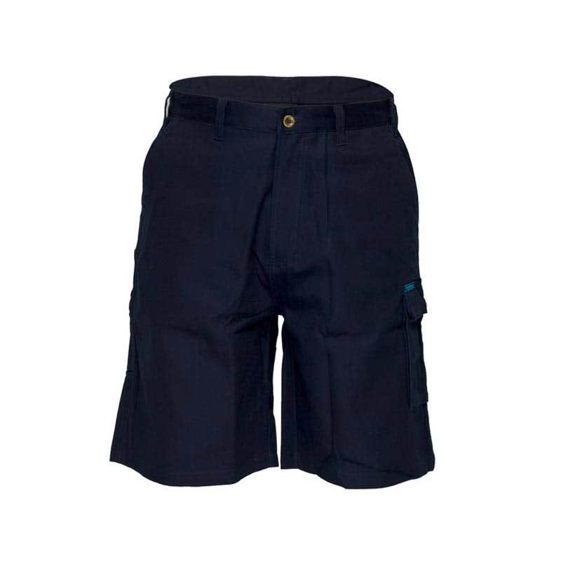 Shorts Cotton Drill 310gsm Cargo Navy 112R Prime Mover 60034544 MW702-N-112R