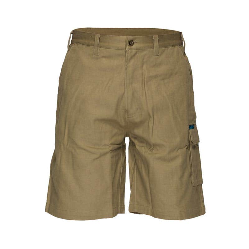 Shorts Cotton Drill 310gsm Cargo Khaki 112R Prime Mover 60034546 MW702-K-112R
