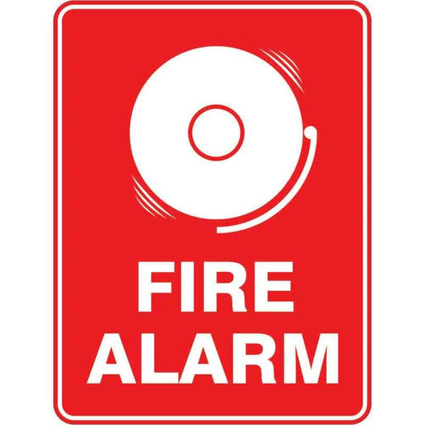 Sticker FIRE ALARM + Pictogram 220 x 150mm Pk 2 – ATOM