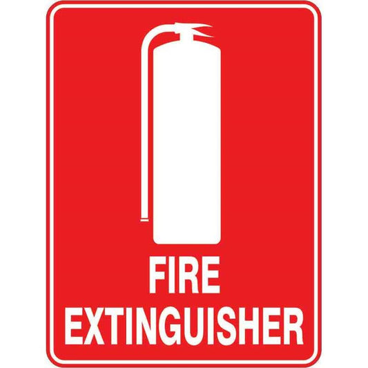 FIRE EXTINGUISHER Sign 300 x 225mm Metal 90030382 841044