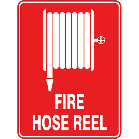 Sign FIRE HOSE REEL + Picture 300 x 225mm Fluted 60037877 FFHRP3022F