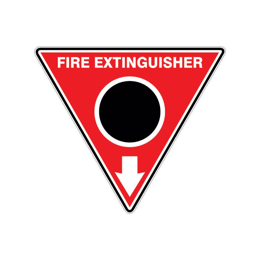 CO2 Fire Extinguisher Safety Sign 60038104 832812